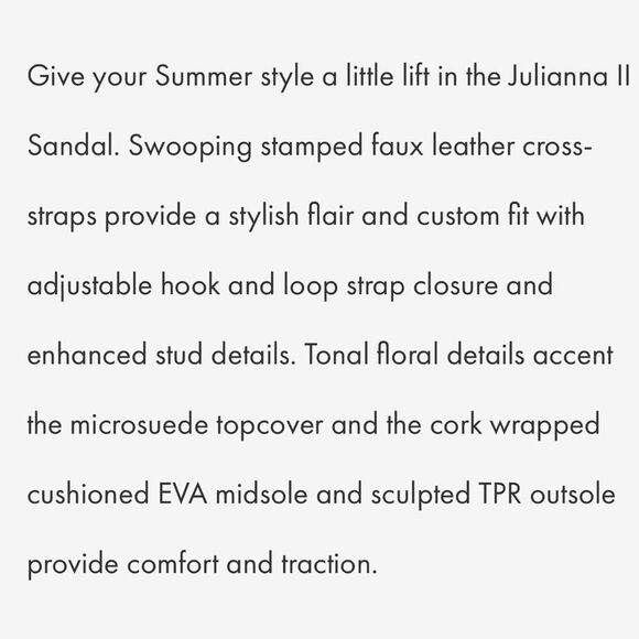 BEARPAW Julianna Pewter Sandals Sz 9 Silver/Pewter - Picture 5 of 16